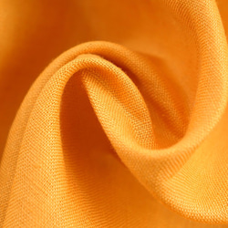 【Wafu】比利時亞麻長外套和開衫bolero麻外/印度黃b1-5 第5張的照片