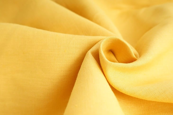 比利時亞麻雙環sk8-15的褶襉裙/鉻黃 第4張的照片