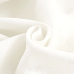 【wafu】中厚 リネン ふんわり袖 スタンドカラー シャツ チュニック / ホワイト t032d-wht2 5枚目の画像
