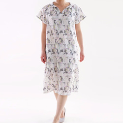 【Wafu】自由連衣裙Mistral亞麻連衣裙/ Mistral a026a-mst1 第1張的照片