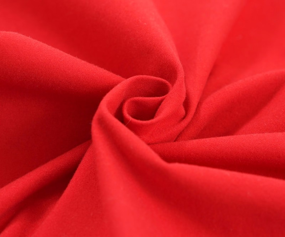 &lt;試驗材料配件&gt;光滑棉彈性腰部裙與狹縫口袋帶環裙/胭脂紅sk4- 第10張的照片