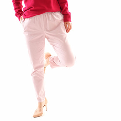 [Wafu] &lt;試驗配件&gt;彈力燈芯絨Joppazu與褲子口袋/淺粉紅色bo1-23 第1張的照片
