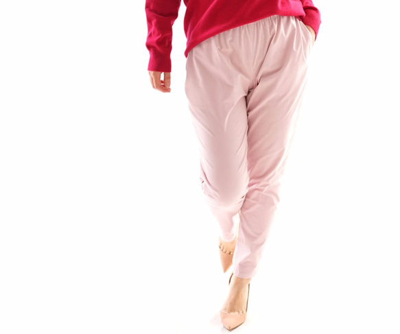[Wafu] &lt;試驗配件&gt;彈力燈芯絨Joppazu與褲子口袋/淺粉紅色bo1-23 第5張的照片