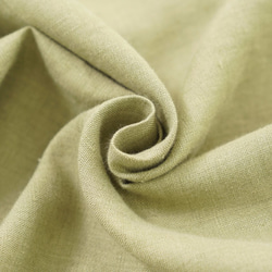 [Wafu] &lt;原型&gt;刷雙剪裁溫暖亞麻禮服瓶頸連衣裙/苦艾綠色a43-27 第10張的照片