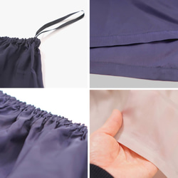 &lt;試用項目&gt;小裙子內部長度44厘米橡膠可調/海軍藍·其他顏色變化可用pa 6-5 第6張的照片