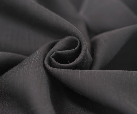 【再次上架8限量·材質試用】純棉亞麻連身裙·領口連衣裙·走廊/黑色a48-17 第10張的照片