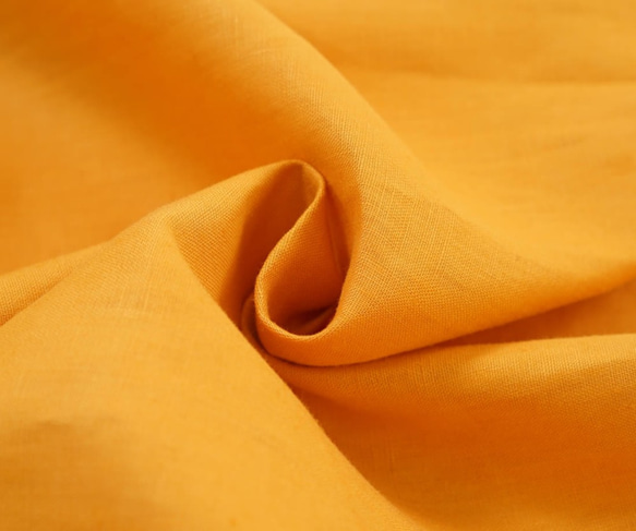 【預約銷售】【沃府】&lt;試用品&gt;亞麻長袍/印度黃b14-10 第10張的照片