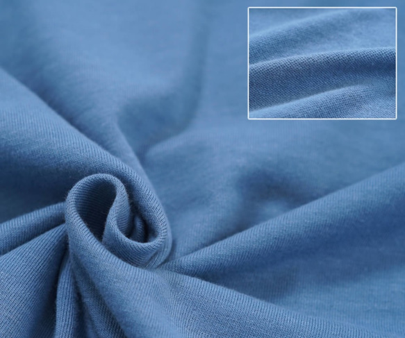 【Wafu】&lt;試用品&gt; Moromi Lyocell棉質外套上衣V領落肩藍色t16-14 第10張的照片