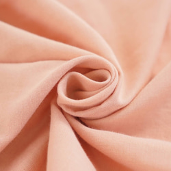 【Wafu】&lt;試用品&gt; 100％純棉W紗布上衣長袖圓領/海貝粉色a8-43 第10張的照片