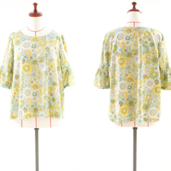 【Wafu】自由長款上衣喇叭袖A Line Blouse / Small·Susanna t24-12 第8張的照片