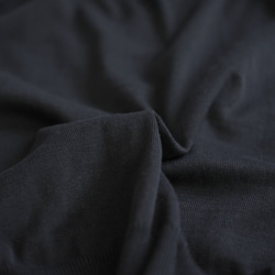 [Wafu]男女通用長袖外套/黑色n01-02（針織開衫女式男女通用棉100％棉） 第5張的照片