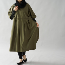 【Wafu】高密度棉質連體Dolman / Moss Green a041g-sgn1 第8張的照片