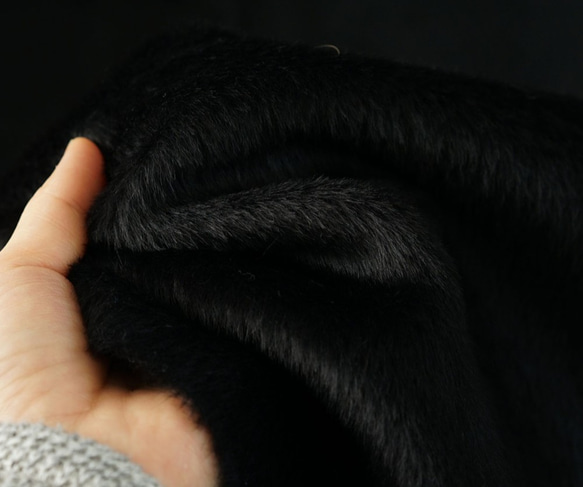 [Wafu]羊毛大衣100％Chester大衣總襯裡規格大衣定制/黑色b22  -  62 第5張的照片