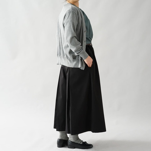 限定価格!!】 コットン ストレッチ 袴パンツ ウエストゴム ベルト