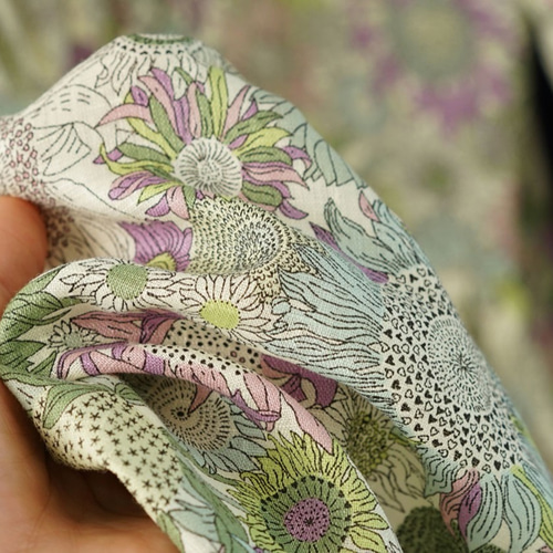 wafu+】在庫限りで再販不可 リバティ 麻 リネン ワンピース スタンド