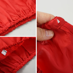 [試用！ -日本驚人的纖維本伯格銅杯襯裙襯裙/紅色p008a-red1 第4張的照片