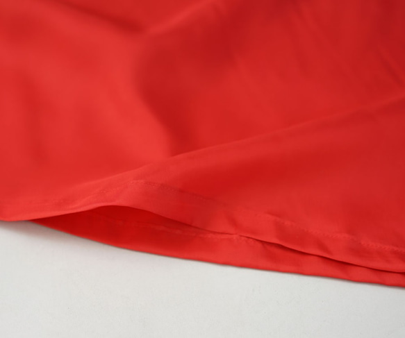 【お試し品！】日本が誇るすごい繊維 ベンベルグ キュプラ ペチコート ペチスカート / パープル p008a-ppl1 3枚目の画像