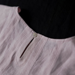 [wafu] Yaama 襯衫 雙層亞麻襯衫 薄布料/櫻花色 t039a-sak1 第8張的照片