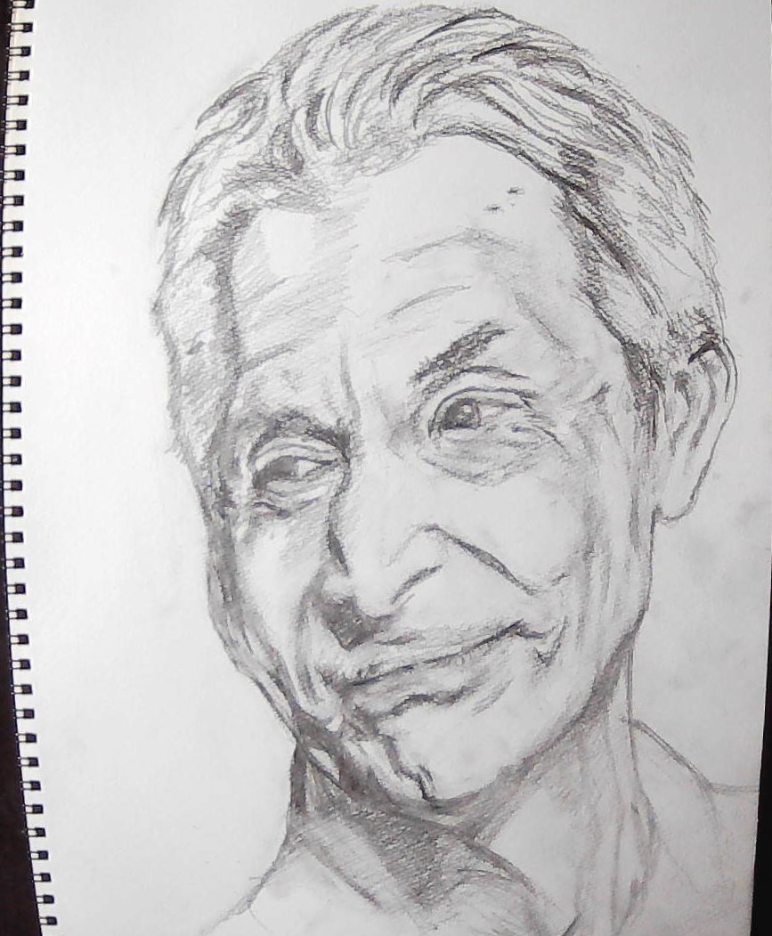 デッサン画 【チャーリーワッツ】Charlie Watts.R.I.P.