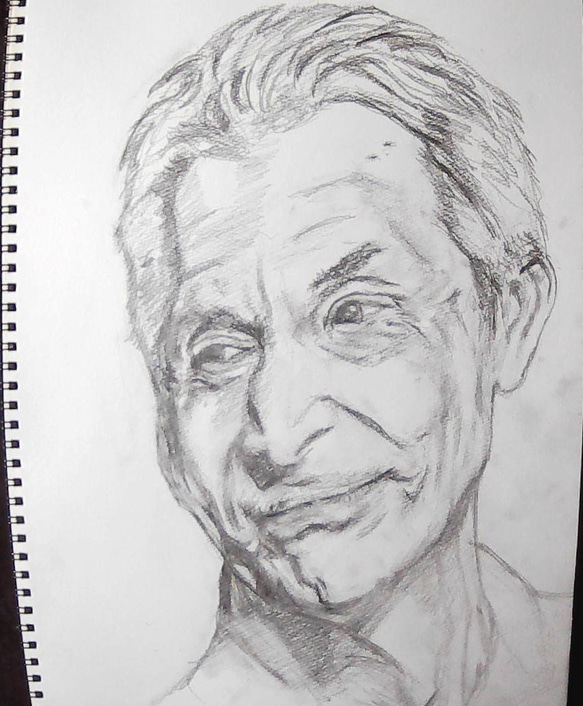 デッサン画 【チャーリーワッツ】Charlie Watts....R.I.P. ローリングストーンズ 1枚目の画像