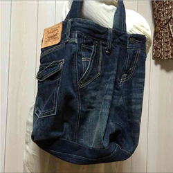 リーバイス levi's デニムリメイク マザーズバッグ デカバッグ