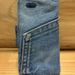 6–162 Levi's  ビンテージ デニム リメイク iPhone6.6s 手帳型カバー スマホケース 3枚目の画像