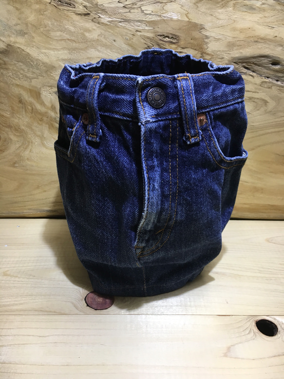 17　在庫セール　Levi's　小物入れ  ダストボックス★マガジンラック 2枚目の画像