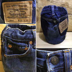 17　在庫セール　Levi's　小物入れ  ダストボックス★マガジンラック 4枚目の画像