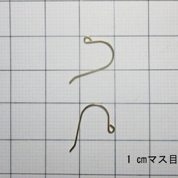 14kgf*２ペア*刻印付き  ピアスフック 2枚目の画像