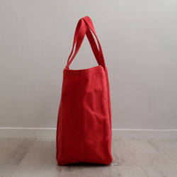 <送料無料>A3 TOTE RED 2枚目の画像