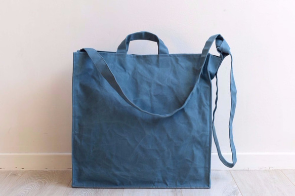 YUWAI TOTE light TURQUOIS 1枚目の画像