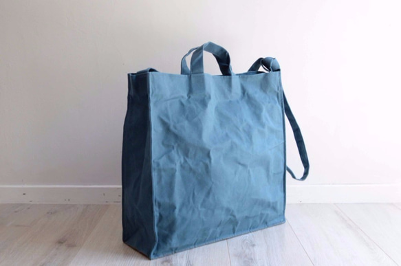 YUWAI TOTE light TURQUOIS 2枚目の画像