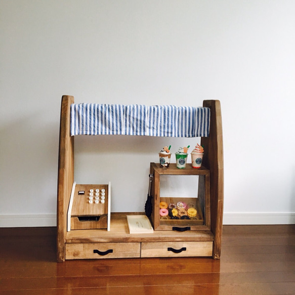 ハンドメイド　飾り棚　アンティーク風　おままごと　シャビー ハンドメイド 飾り棚 アンティーク風 おままごと シャビー 【公式通販】