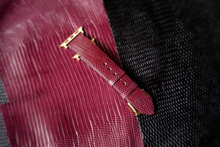 腕時計ベルトトカゲ革時計ベルト