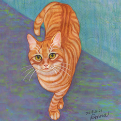 猫の肖像画をお描きします 2枚目の画像