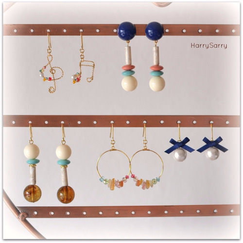 クラリネット&ト音記号 ゴールドピアス♬ クラリネット&ト音記号 ゴールドピアス♬ クラリネット | 音楽雑貨の店