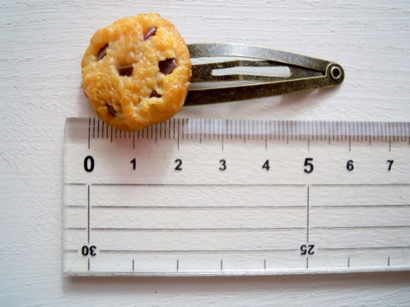 アメリカンチョコチップクッキーのスリーピン（ぱっちんどめ） 5枚目の画像