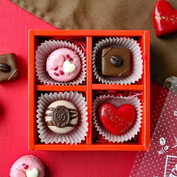 全巧克力盒♥假套房磁鐵組的心 第1張的照片