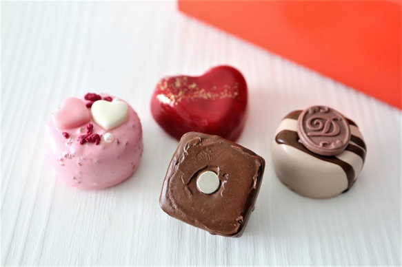 全巧克力盒♥假套房磁鐵組的心 第3張的照片
