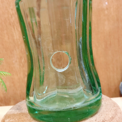 コカコーラお香立て☆香炉☆空き瓶☆ガラス製☆瓶型☆おしゃれ