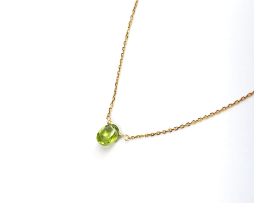 petitlile✳︎【8月の誕生石】グリーン爽やかなペリドットの一粒