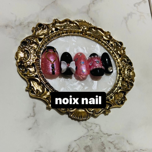 スキニーオーバル追加しました☆量産型 地雷系 ネイルチップ♡ ネイル  