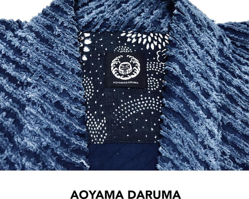 Aoyama Daruma indigo dye hanten jacket 藍染 半纏 ジャケット