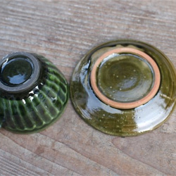 グリーンの器　カップとソーサ［18Fev-12］《釉薬》 4枚目の画像
