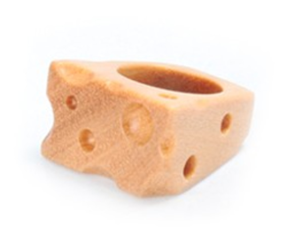 木製リング チーズ Wooden ring Cheese 1枚目の画像