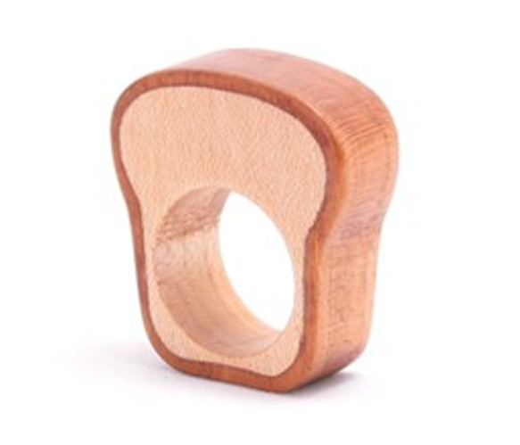 木製リング パン Wooden ring bread 1枚目の画像