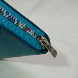 Jipper Long Wallet Colores Blue 5枚目の画像