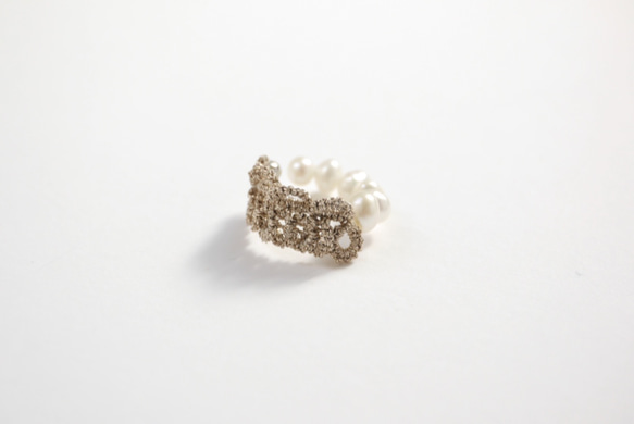 Pearl lace cuff 6枚目の画像