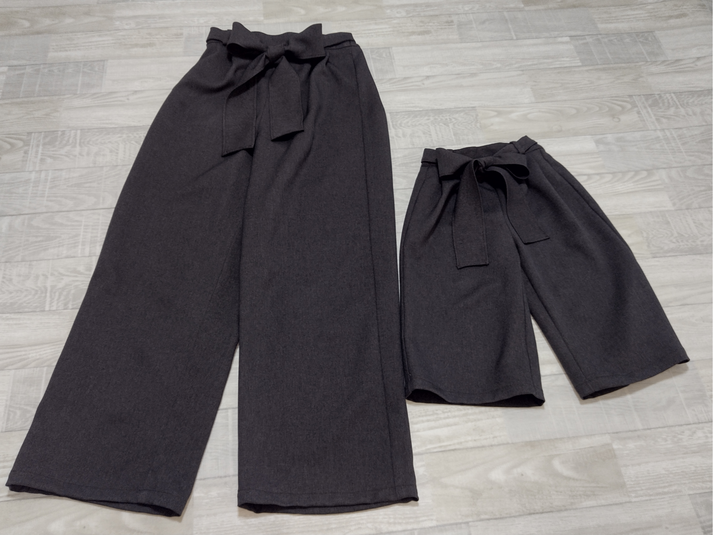 親子でワイドパンツ