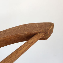 ビンテージ木製ハンガー　アンティーク木製ハンガー　ワイヤーハンガー　インダストリアル　ワイヤー細工 5枚目の画像